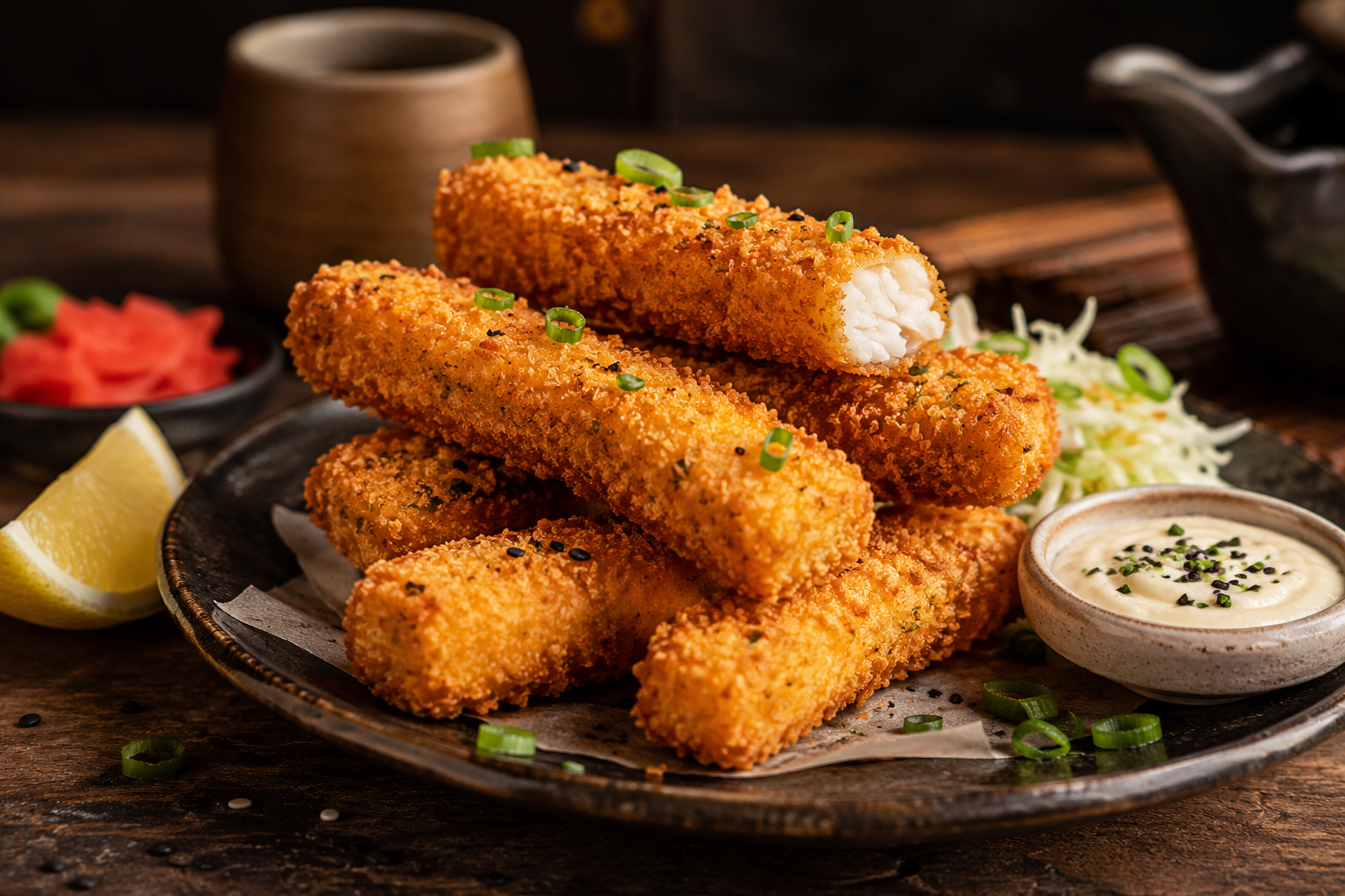 
                    Japanese-Inspired Fish Fingers
                  